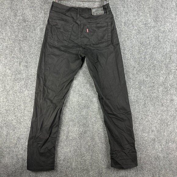 Levis 502 Jeans Boys 20 Regular Taper Black Cotton Stretch Pockets - Picture 4 of 6